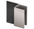 CRL DSSQ1BN Square Style Frameless Shower Door Stop - Brushed Nickel