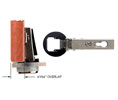 CRL EH202 European Style Glass Door Overlay Hinge