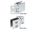 CRL EH72 Small Wall Mount Set Screw Hinge - Polished Chrome