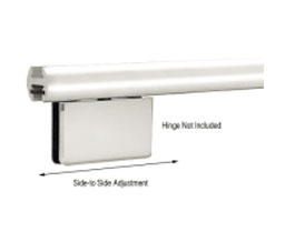 CRL EHK98BA EZ-Adjust Shower Door Header Kit - Brite Anodized