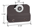 CRL EK6710RB Inside Top Hanger Bracket - Oil Rubbed Bronze
