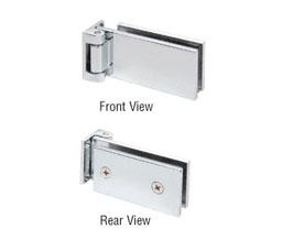 CRL FA044CH Free Swinging Offset Pivot Hinge - Polished Chrome