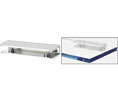 CRL FA11CH Long  Rectangular 11 Series Interior Shower Shelf Clamp - Polished Chrome