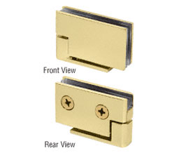CRL FA50BR Surface Mount Cabinet Pivot Hinge - Polished Brass