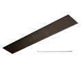 CRL FS1DU120 Flat Snap-In Channel 120" - Black Bronze Anodized