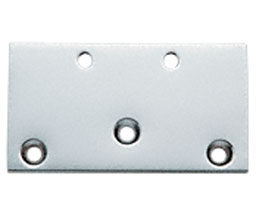 CRL G044CH Geneva 044 Series Wall Mount Offset Plate - Polished Chrome