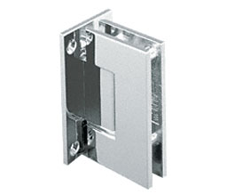 CRL GEN037BN  Geneva 037 Series Wall Mount - Full Back Plate - Standard Hinge - Brushed Nickel
