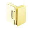 CRL GEN092SB Geneva 092 Glass-to-Glass Mount Hinge - Satin Brass