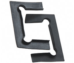CRL GEN13 Geneva 2.5 mm Replacement Gaskets for 8mm Thick Glass - Black Neoprene