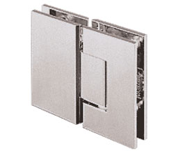 CRL GEN180PN Geneva 180 Series 180 Degree Glass-to-Glass Hinge - Polished Nickel
