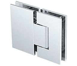 CRL GEN380BN Geneva 380 Series Adjustable 180 Degree Glass-to-Glass Hinge - Brushed Nickel