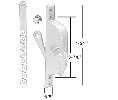 CRL H3818 White Universal Louver "Break-Off" Window Operator