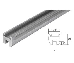 CRL HEADER06BN 98" Junior Frameless Shower Door Header Kit - Brushed Nickel