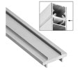 CRL HMS2SA NH2 Header Mount Saddle for Sidelite Rails - Satin Anodized