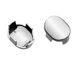 CRL HYD04CH Hydroslide Snap-In Screw Cover Kit - Polished Chrome