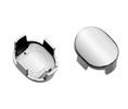 CRL HYD04CH Hydroslide Snap-In Screw Cover Kit - Polished Chrome