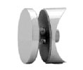 CRL HYDG180CH 180 Degree Hydroslide Glass-to-Sliding Track Connector - Polished Chrome