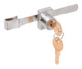 CRL KV965 Randomly Keyed "Pick-Proof" Sliding Glass Door Showcase Lock - Chrome