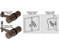 CRL LAT0010RB 180 Degree Shower Knob Latch - Oil Rubbed Bronze