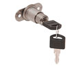 CRL LK55KA Keyed Alike Track Plunger Lock - Brushed Nickel