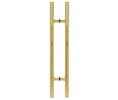 CRL LP36BR Ladder Style 36" Pull Handle - Polished Brass