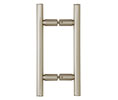 CRL LP6X6BN Ladder Style 6" Back-to-Back Pull Handle - Brushed Nickel