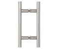 CRL LP8X8CH Ladder Style 8" Back-to-Back Pull Handle - Polished Chrome