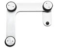CRL LS11BS Laguna Series Transom/Sidelite Door Stop Fitting - Brushed Stainless