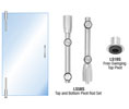 CRL LS14BS Laguna Pivot Door System for Use With Free-Swinging Doors - Brushed Stainless Steel