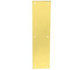 CRL M6043PB Polished Brass Push Plate 4" x 16"