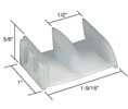CRL M6058 1-9/16" Wide Tub Enclosure Sliding Door Bottom Guide