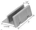 CRL M6192 1-11/16" Wide Sliding Shower Door Bottom Guide