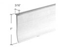 CRL M6211 "T" Shower Door Bottom Seal and Wipe - Clear