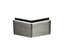 CRL MFC27  2-3/8" x 2" 135 Degree Outside Corner Mall Front Clamp - Brushed Stainless