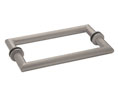 CRL MT18X18BN "MT" Series 18" Back-to-Back Towel Bar - Brushed Nickel