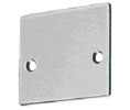 CRL NH3ECBS End Cap With Screws for NH3 Series Wide U-Channel - Brushed Stainless