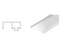 CRL NHF12PS Snap-In Filler Strips for NH2 Series Wide U-Channels - 120" Length - Polished Stainless