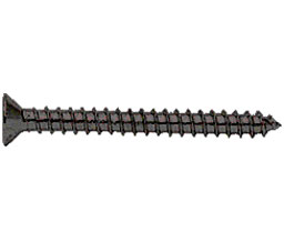 CRL P102BBRZ Phillips 10 x 2" Wall Mounting Flat Head Sheet Metal Screws - Antique Bronze