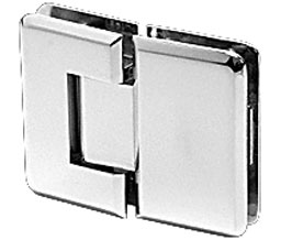 CRL P1N580PN Pinnacle 580 Series 5 Degree Glass-to-Glass Hinge - Polished Nickel