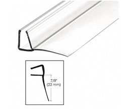 CRL PC0890 5/16" (8 mm) Polycarbonate 'U' with 90° Vinyl Finseal