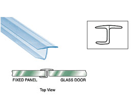 CRL PCC12118 "Y" Inline 180 Degree Panel Seal for 1/2" Glass - 118"