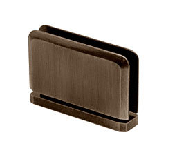 CRL PPH01BBRZ  Prima 01 Series Top or Bottom Mount Hinge - Brushed Bronze
