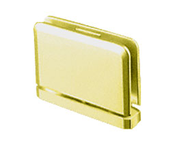 CRL PPH01BR  Prima 01 Series Top or Bottom Mount Hinge - Brass