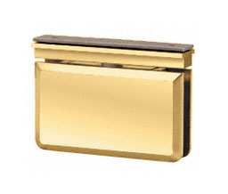 CRL PPH06BR Prima 06 Series EZ-Adjust Top Mount Hinge - Brass
