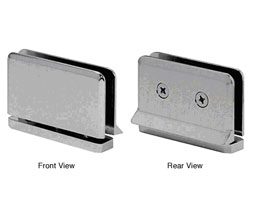 CRL PPH08BN Prima Hinge with Rear Drip Plate - Brushed Nickel