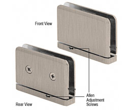 CRL PPH301BN  Adjustable Prima Series Hinge - Brushed Nickel