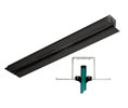 CRL PS1BL120 Pocket Snap-In Channel 120" - Black Anodized