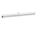 CRL S1CH 39" Support Bar Only - Polished Chrome