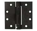 CRL S410B 4" x 4" Heavy-Duty Square Spring Hinge - Antique Oiled Bronze