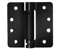 CRL S44D 4" x 4" Heavy-Duty Spring Hinge with 1/4" Radius Corners - Black